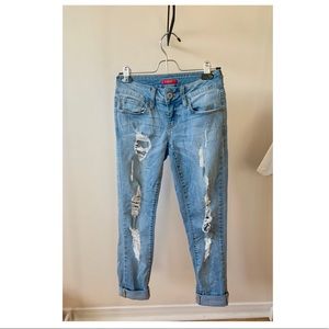 Ripped Guess Jeans | Like New (only worn once)